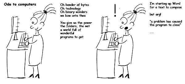 ode to computers -  by mea